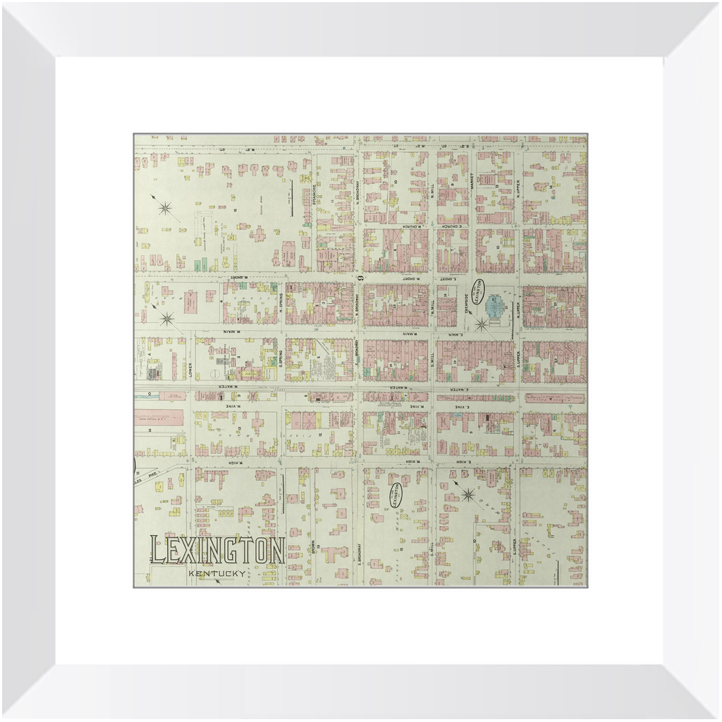 1890 Lexington Insurance Map