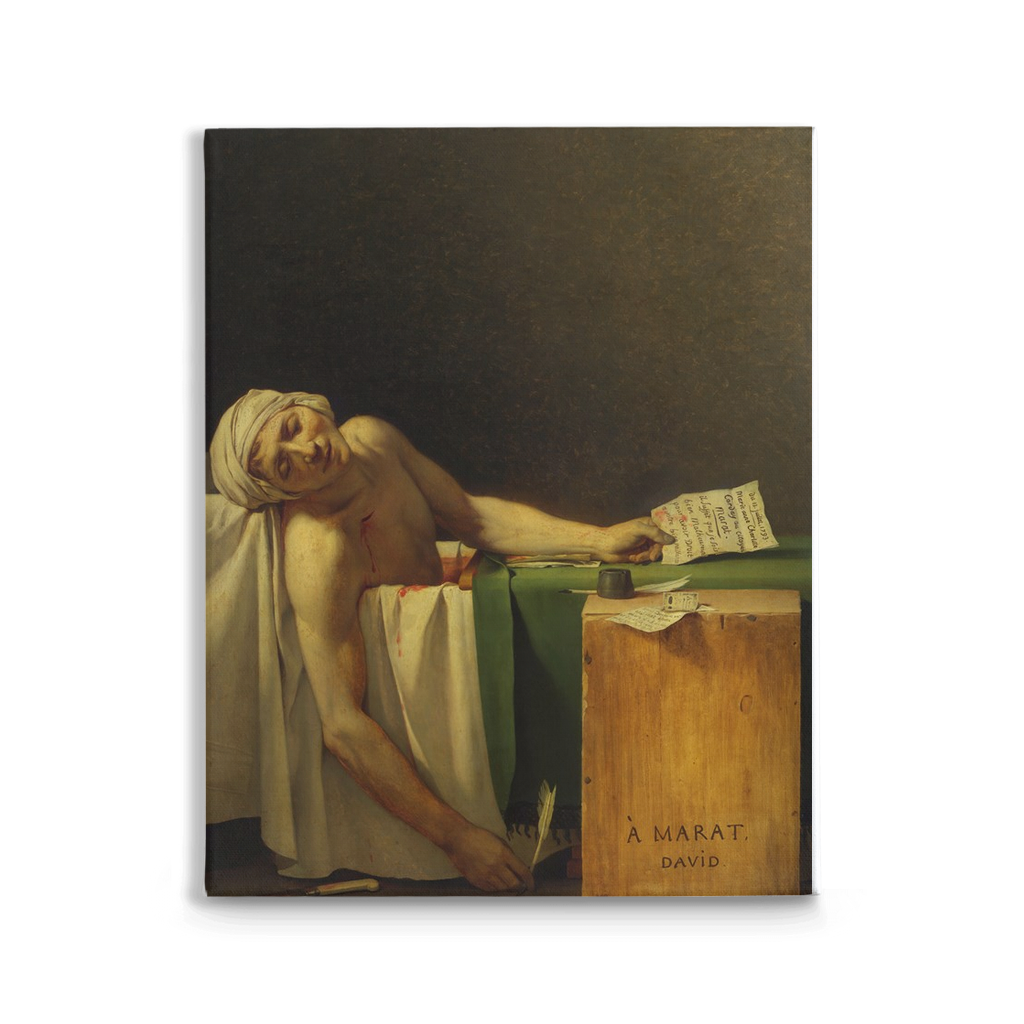 Death of Marat, Stretched Canvas