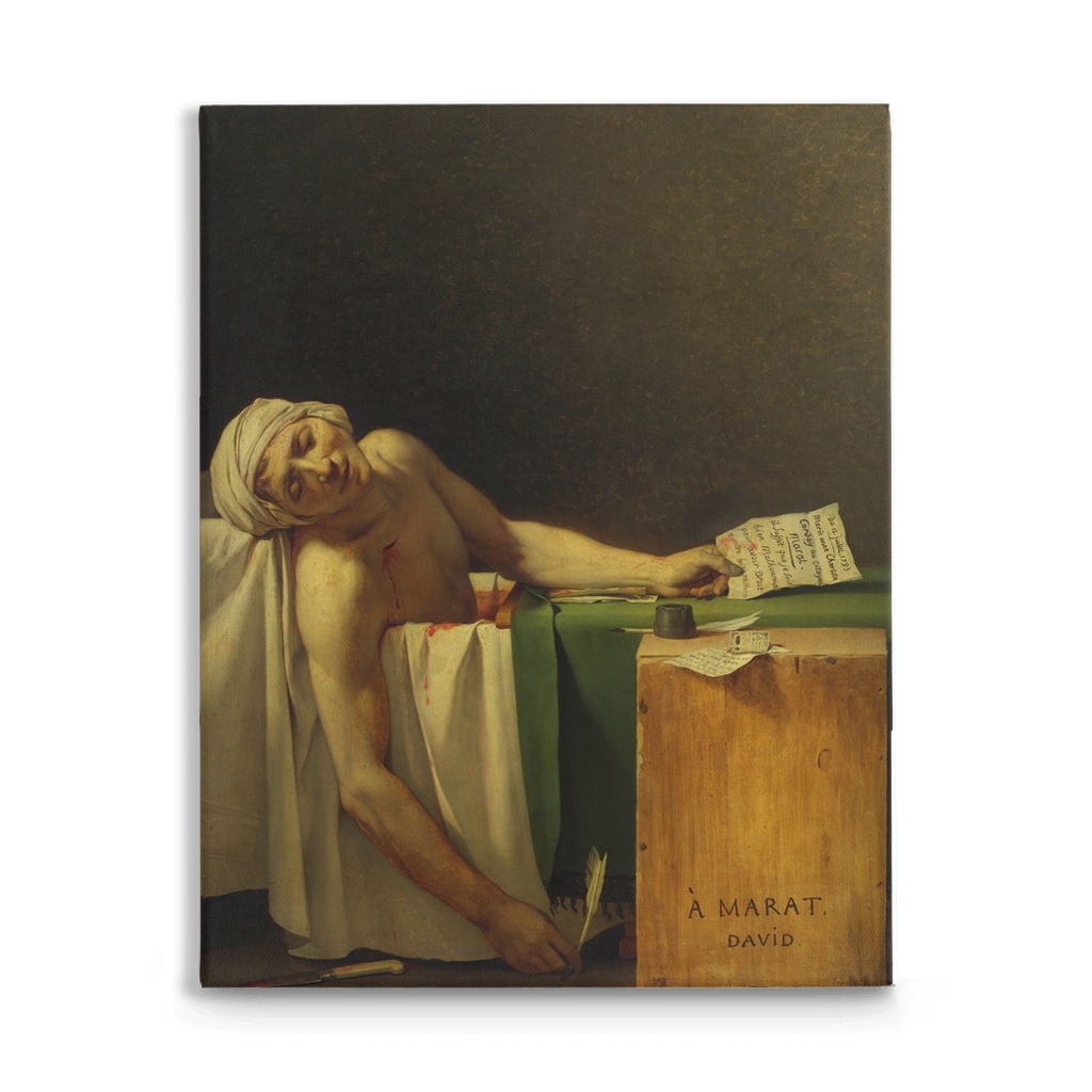 Death of Marat, Stretched Canvas