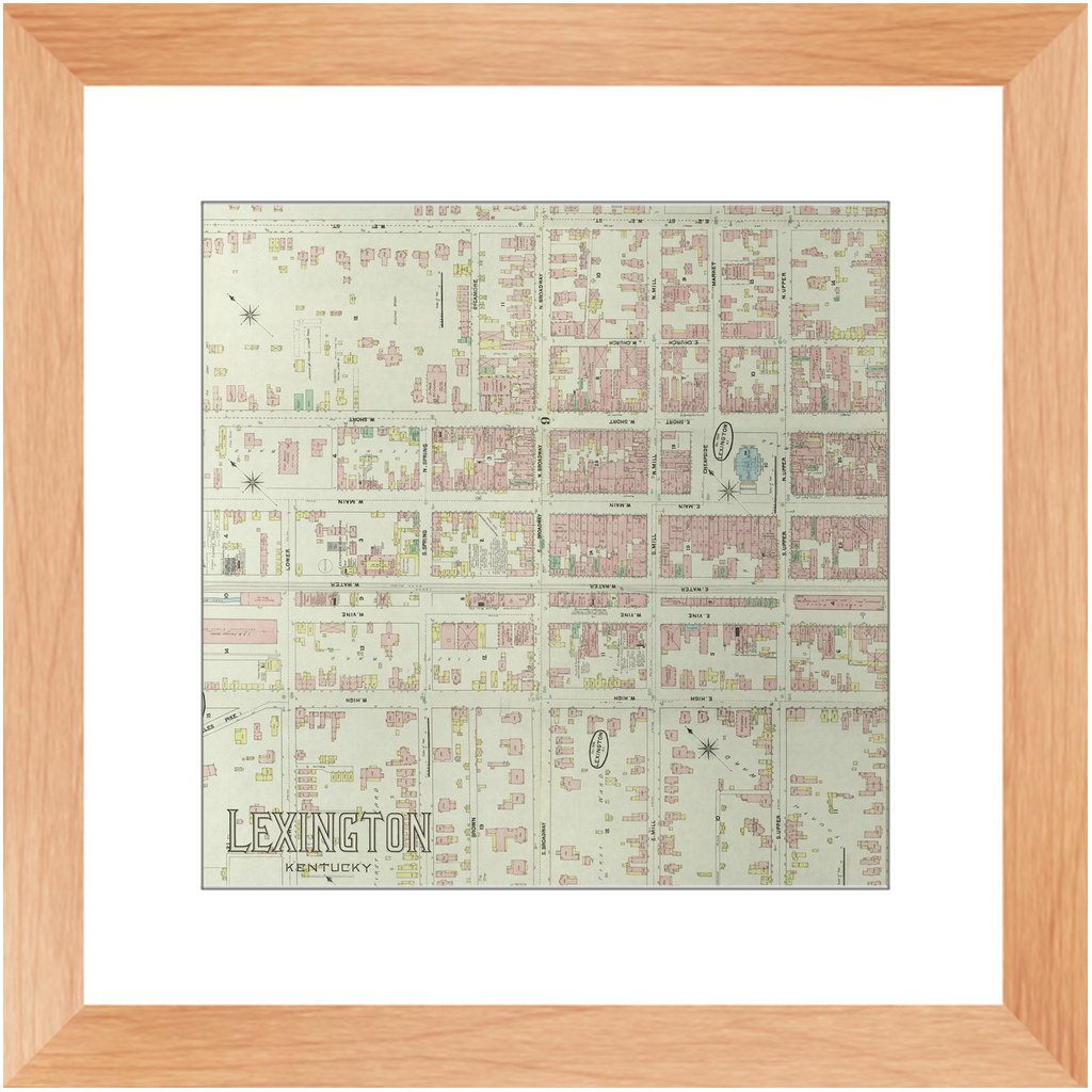 1890 Lexington Insurance Map