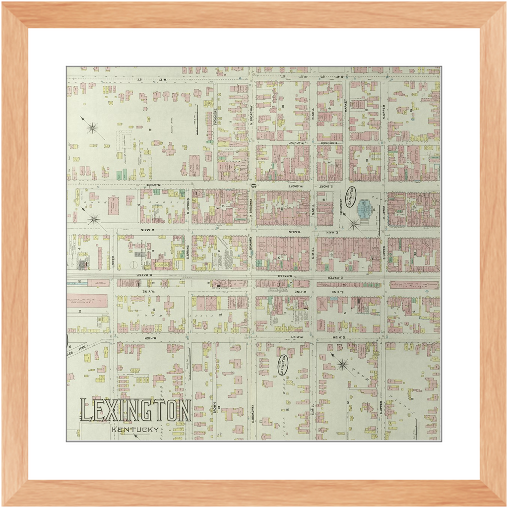 1890 Lexington Insurance Map
