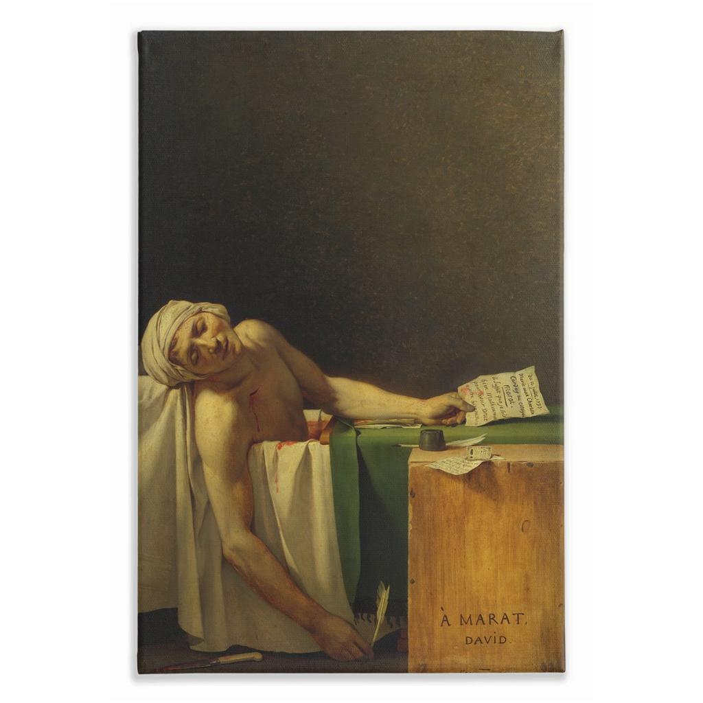 Death of Marat, Stretched Canvas