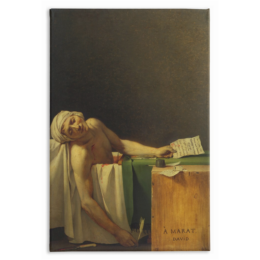 Death of Marat, Stretched Canvas