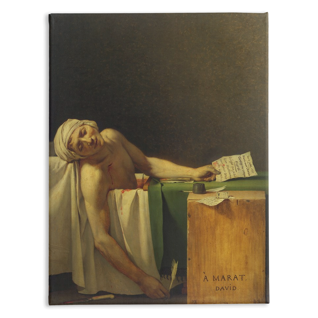 Death of Marat, Stretched Canvas