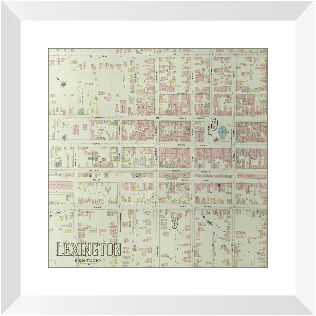 1890 Lexington Insurance Map