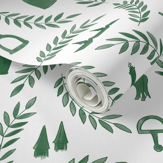 Green Kentucky Wallpaper Pre-Pasted