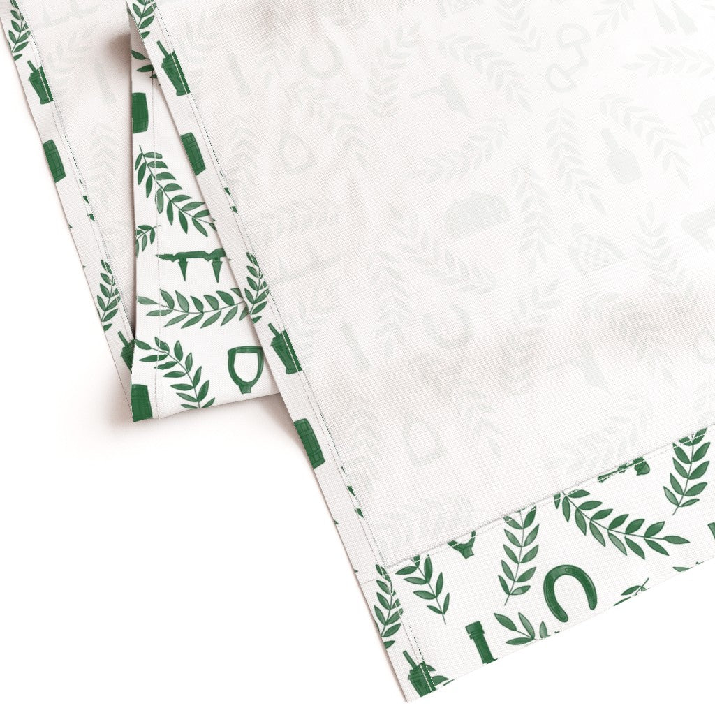 Green Kentucky Curtain Panel