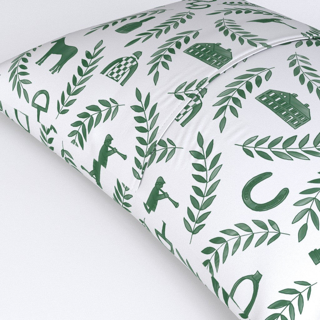 Green Kentucky Pillow Sham