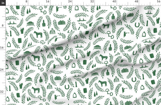 Green Kentucky Fabric