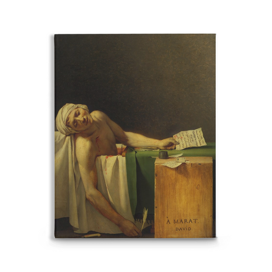 Death of Marat, Stretched Canvas