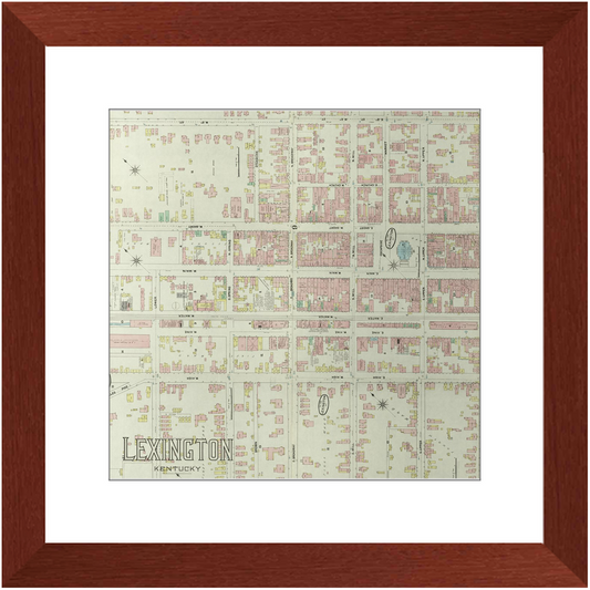 1890 Lexington Insurance Map